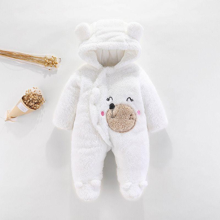 Osito Polar Grueso Blanco 0/3 Meses 03EPLR1 1