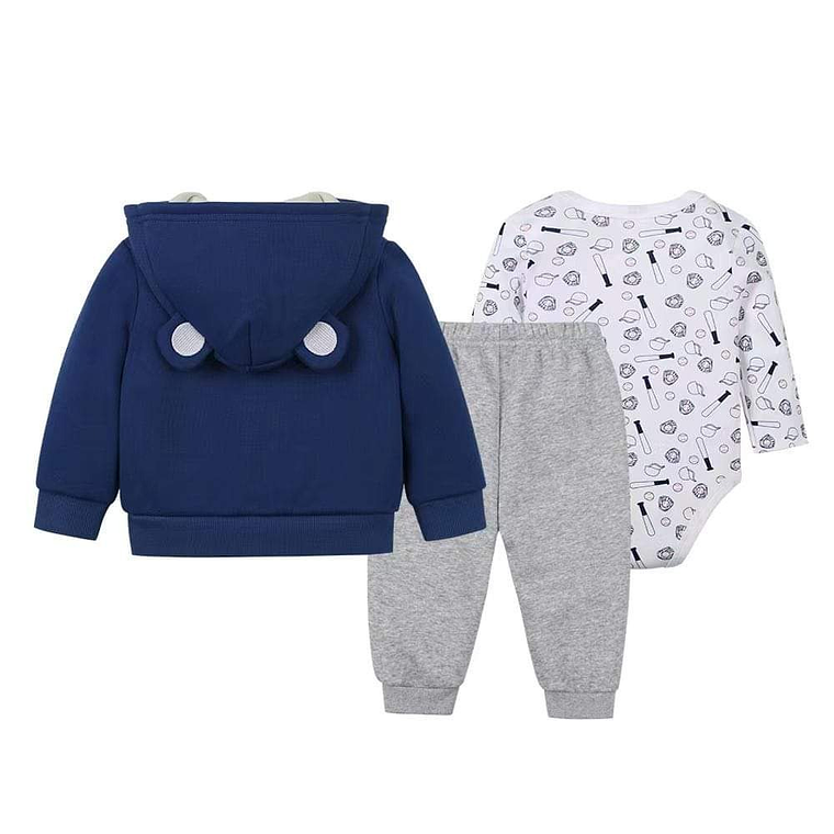 Set Buzo 3 Piezas Forrado 18 Meses 18BZH95 2