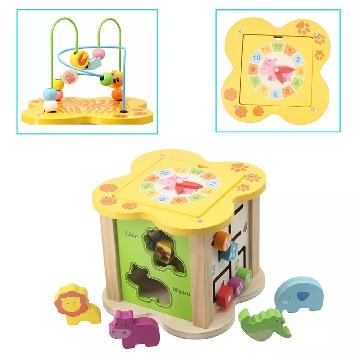 Laberinto Madera 5 en 1 Montessori LABMD02 3