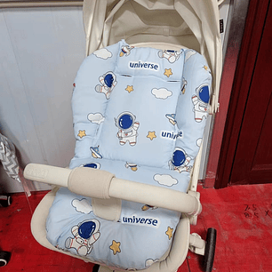 Cojín para Coche, Auto, Silla de Comer Acolchado Celeste Astronauta