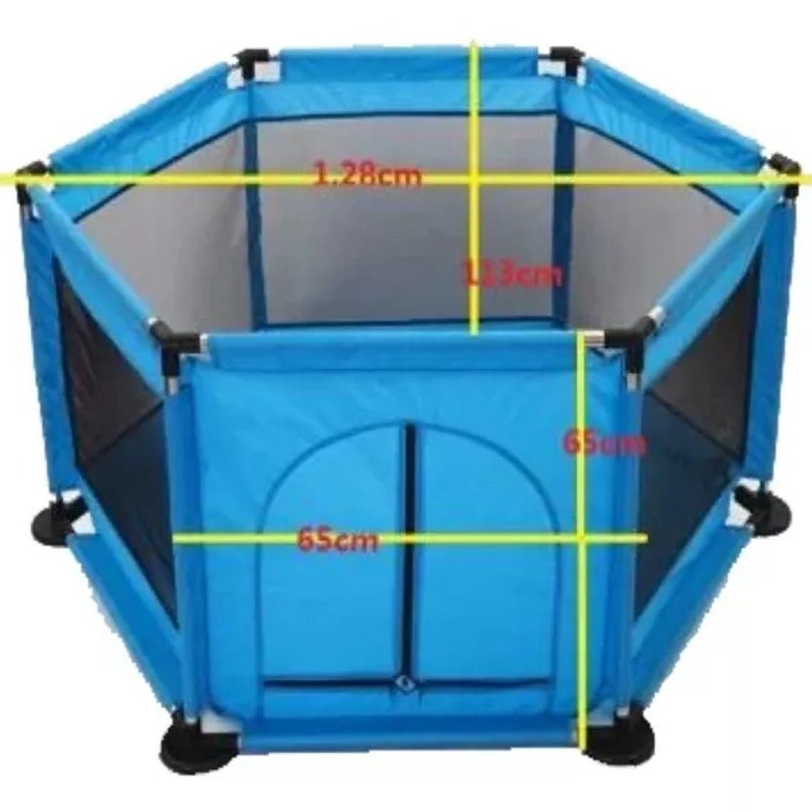 Corral Para juegos Rosada Con 30 Pelotitas  3
