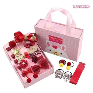 Set Pinches 17 Piezas en Cajita Rojo