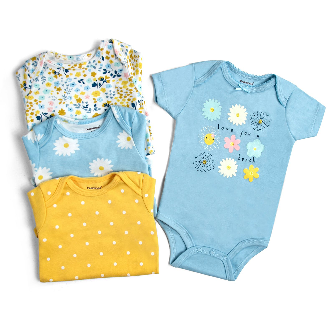 Set 4 Bodys Manga Corta 6/9 Meses 69BMC10 1