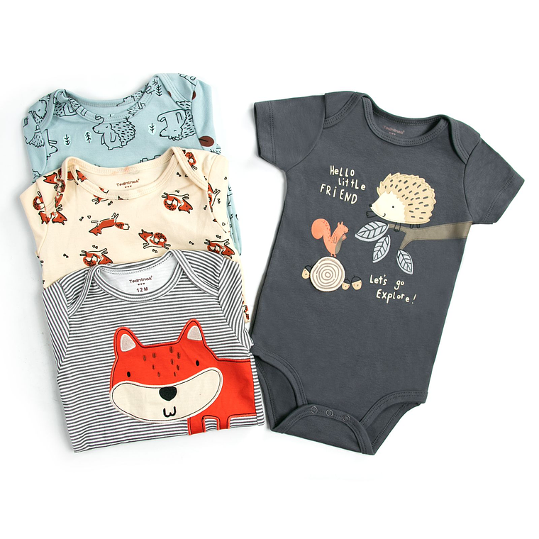Set 4 Bodys Manga Corta 18/24 Meses 24BMC60 1