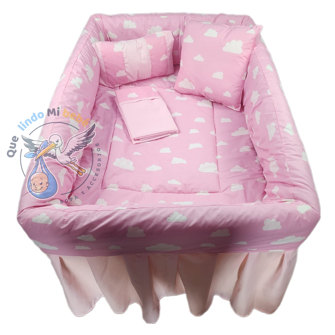 Set Para Cuna Gobierno Con Faldón STCUF07 1