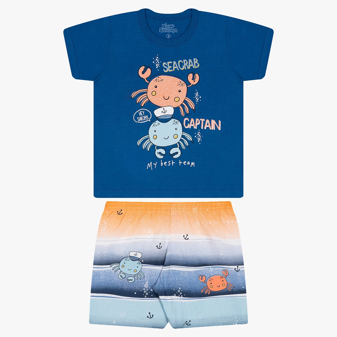 Conjunto Short Polerita 36 Meses Royal 2