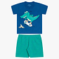Conjunto Short Polerita 36 Meses Cocodrilo Azul - Miniatura 2