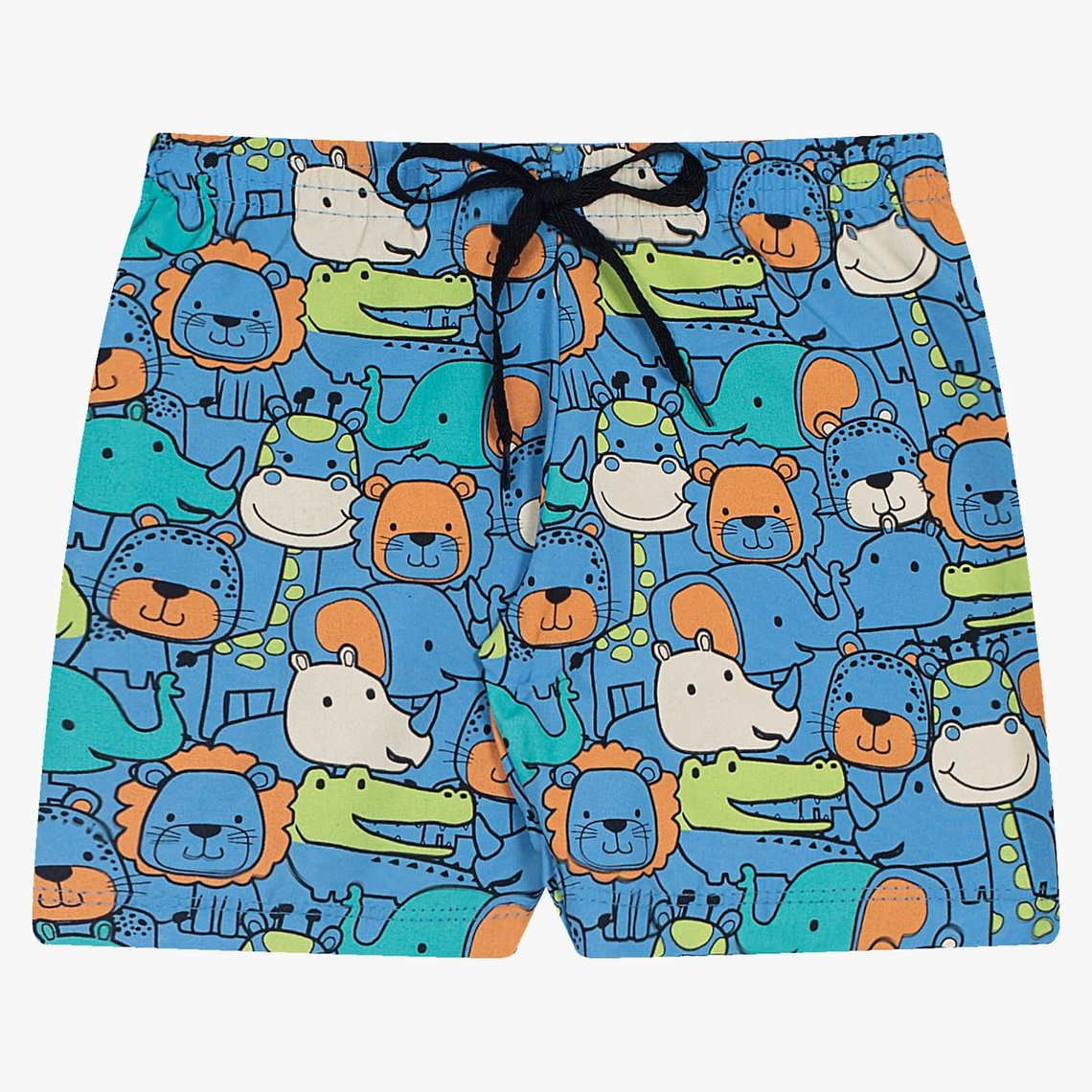 Bermuda Animalitos 18/24 Meses Azul 2