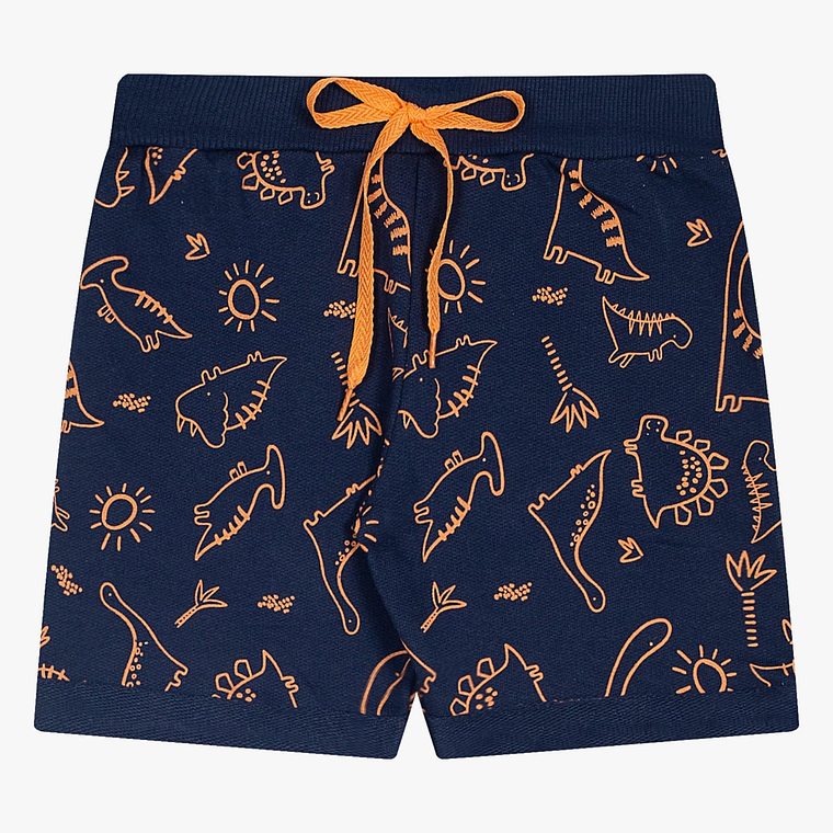 Bermuda Dinosaurios 36 Meses Azul 1