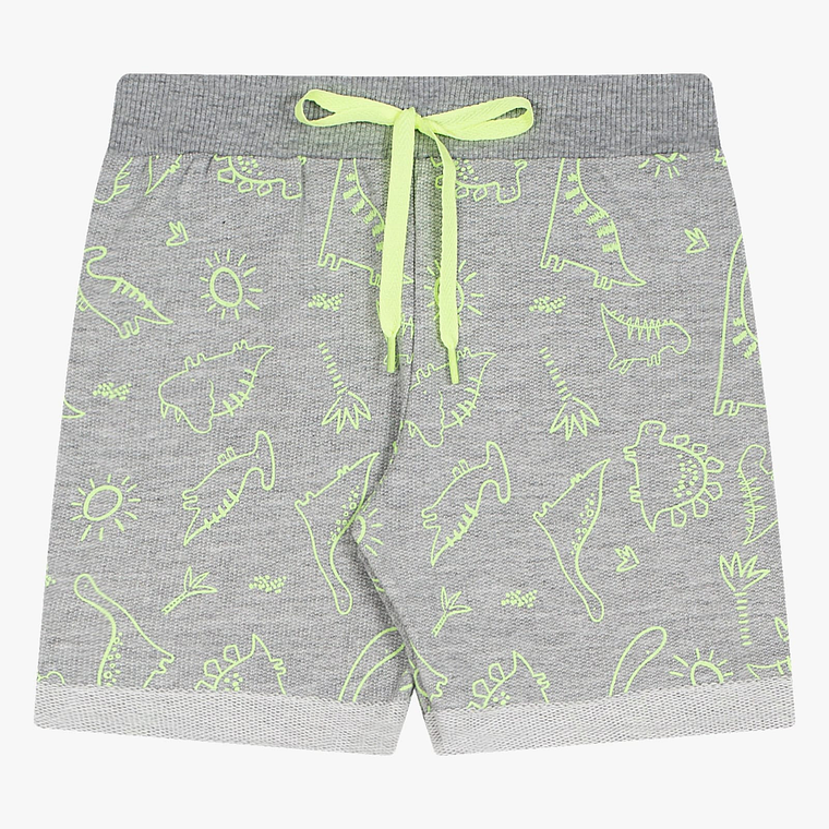 Bermuda Dinosaurios  18/24 Meses Gris 1