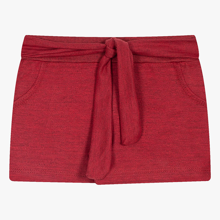 Short Niña Color Rojo 12/18 Meses 2