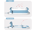 Bañera con Termometro + Cojin Rosado