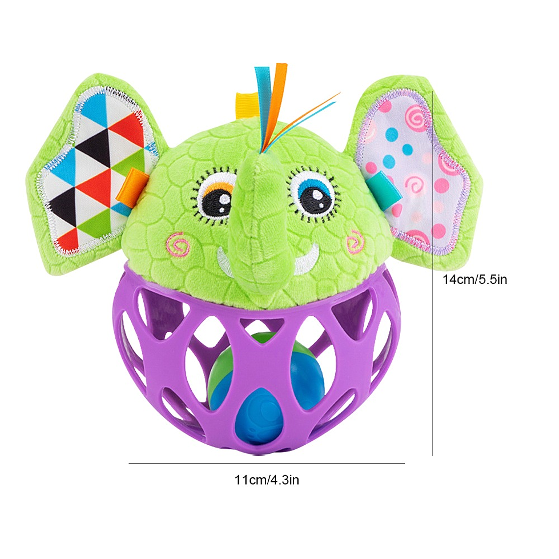 Peluche Sonajero Elefante +3M PLSN01 3