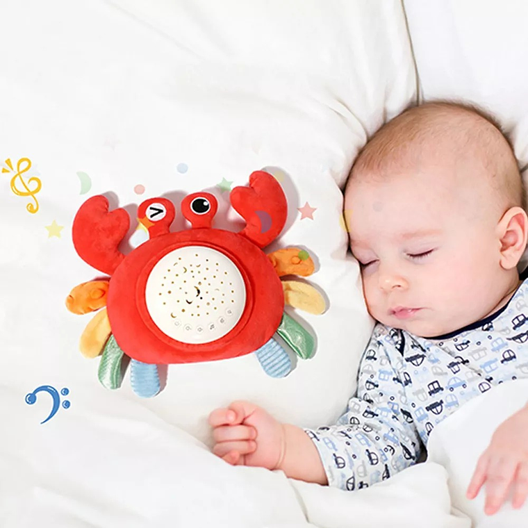 Cangrejo Peluche Ruido Blanco y Espanta Cuco +0M  2