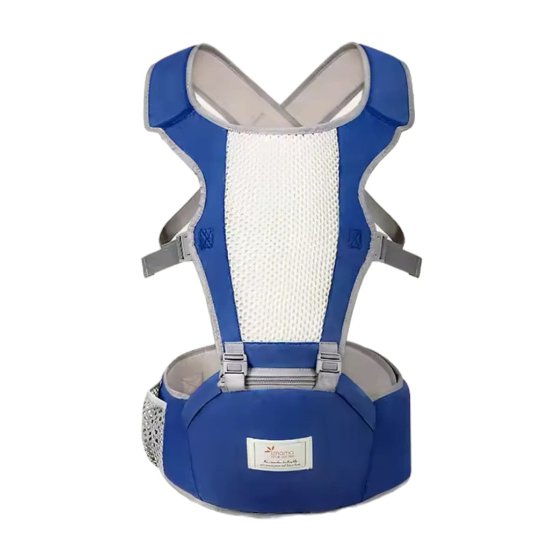 Mochila Porta Bebe Ergonomica Azul  1