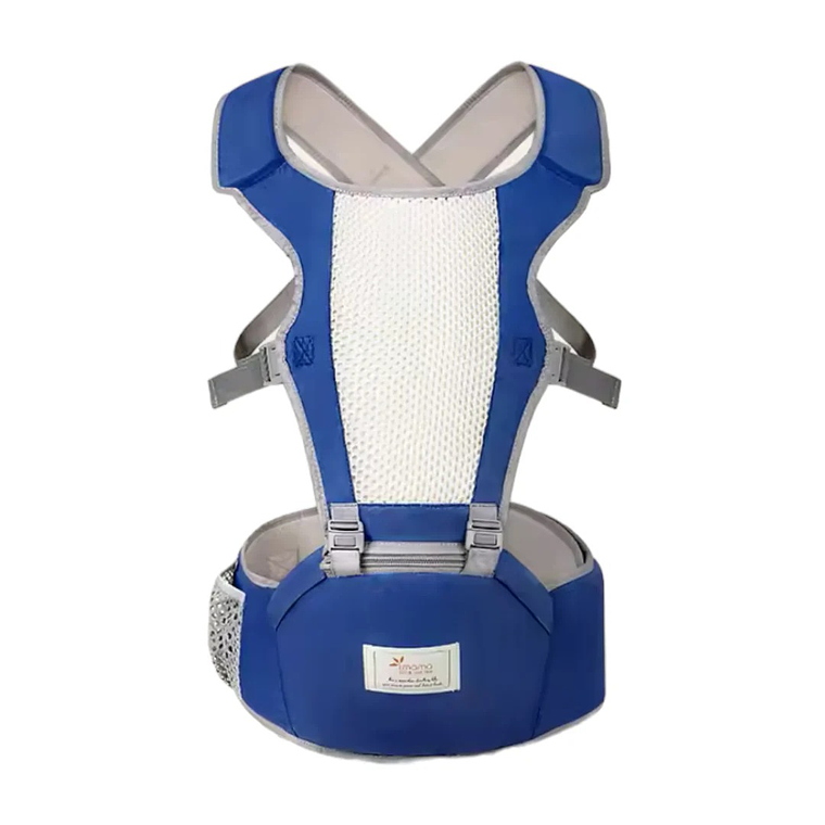 Mochila Porta Bebe Ergonomica Azul  1