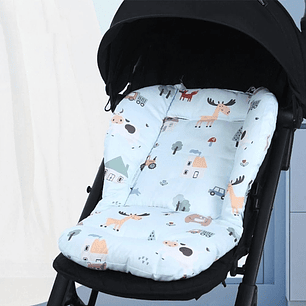 Cojín para Coche, Auto, Silla de Comer Acolchado Celeste Renito