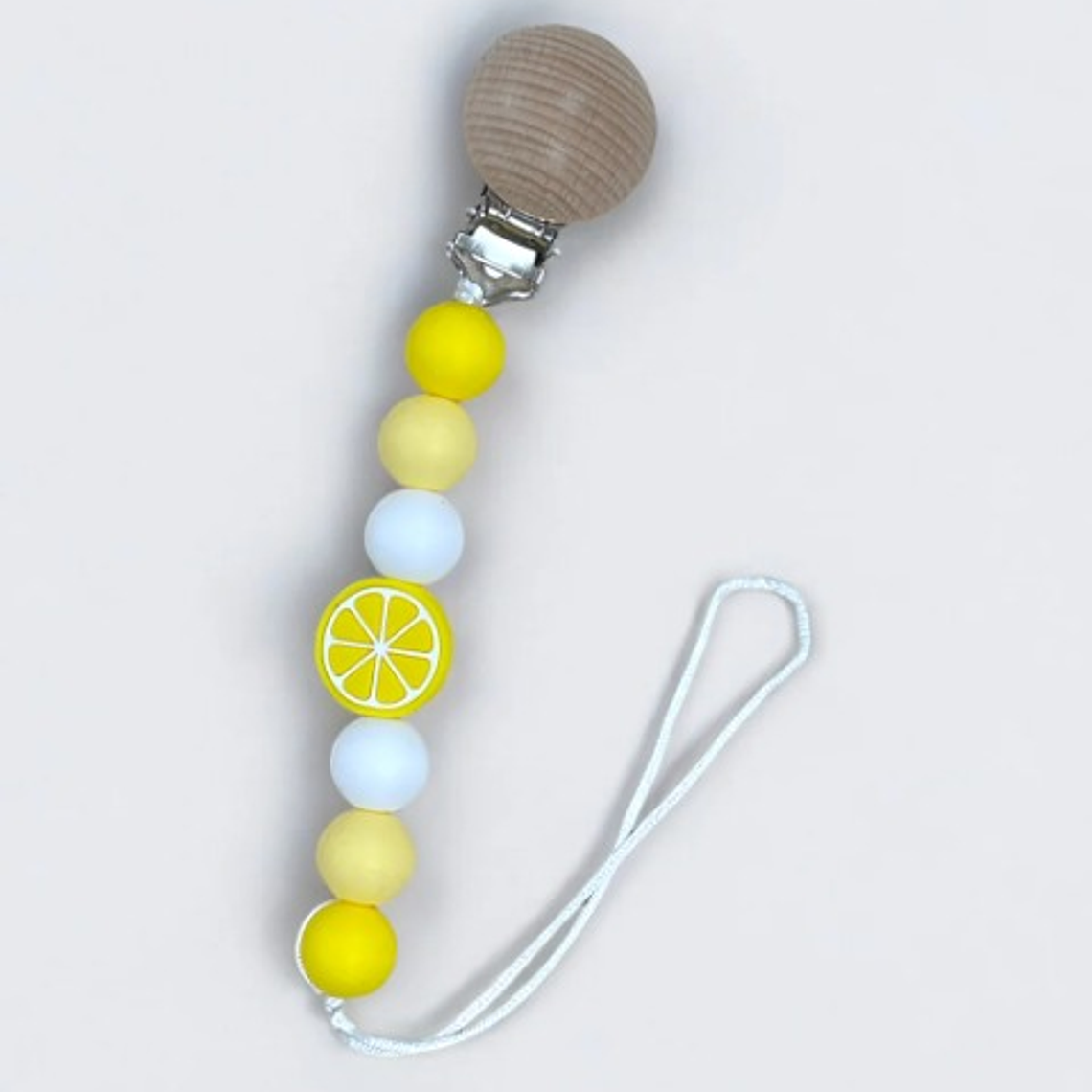 Porta Chupete De Silicona Limón  1