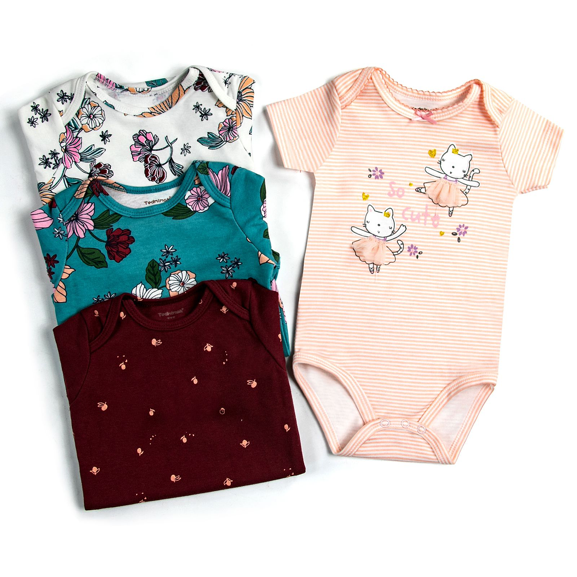 Set 4 Bodys Manga Corta 18/24 Meses 24BMC17 1