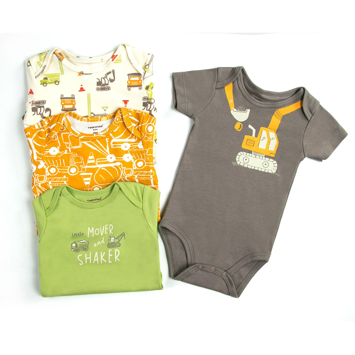 Set 4 Bodys Sin Manga 6/9 Meses 69BMC68 1