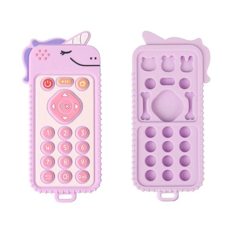 Mordedor Control Remoto Unicornio Lila 1