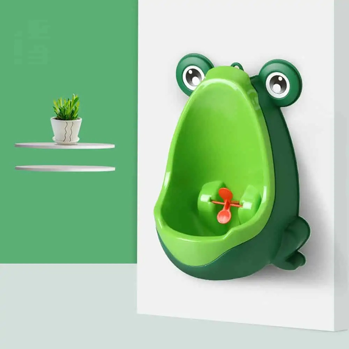 Urinario de Pared Ranita Verde 1