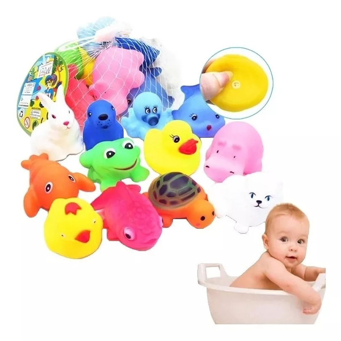 Juguete para Baño Pack 6 unidades +6M 1