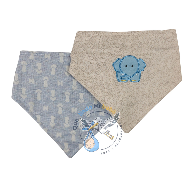 Set 2 Bandanas Elefante 1