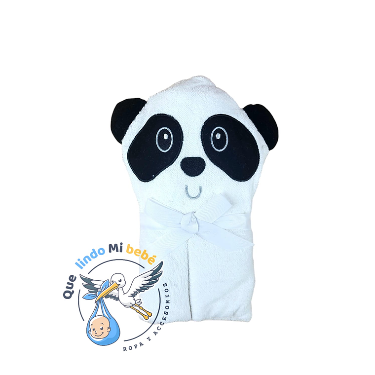 Toalla Capucha Panda 1