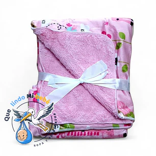 Manta Polar Rosado