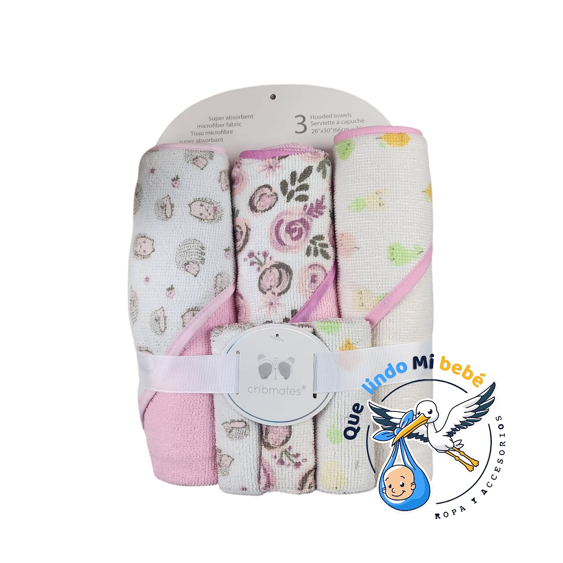 Pack 3 Toallas + 3 Toallitas de Limpieza PKTOA01 1