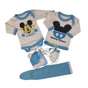 Ajuar Mickey 5 Piezas 0/3 Meses AJU5MK4