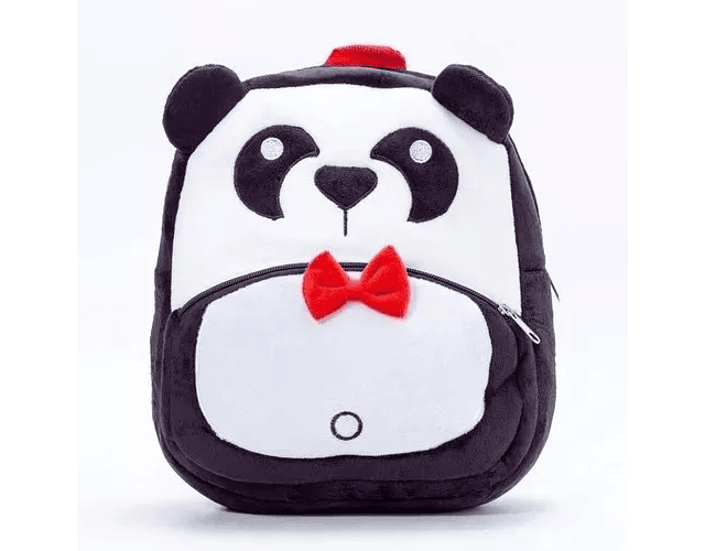 Mochila Bebe Plush Temática Panda