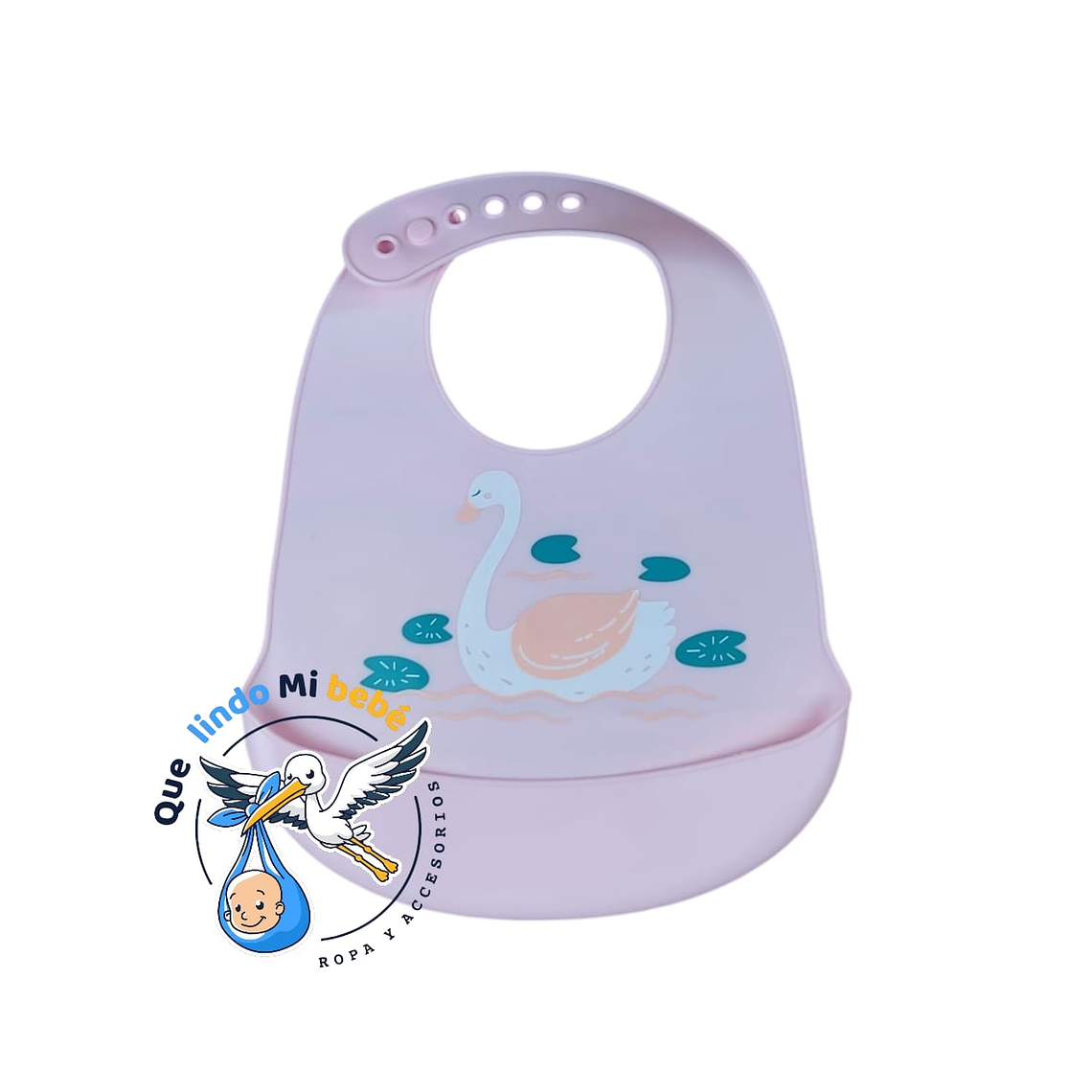 Babero de Silicona Cisne 1
