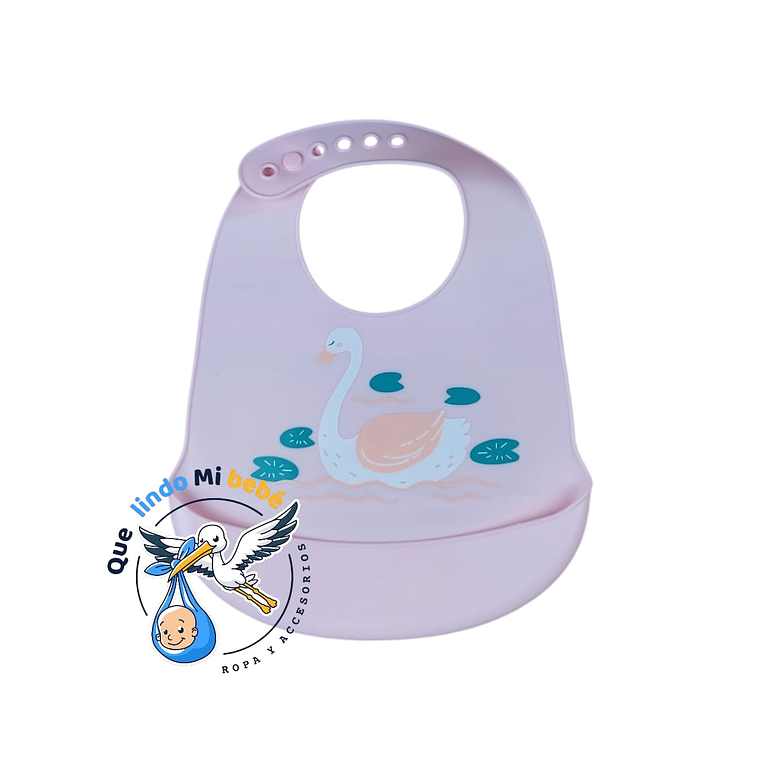 Babero de Silicona Cisne 1