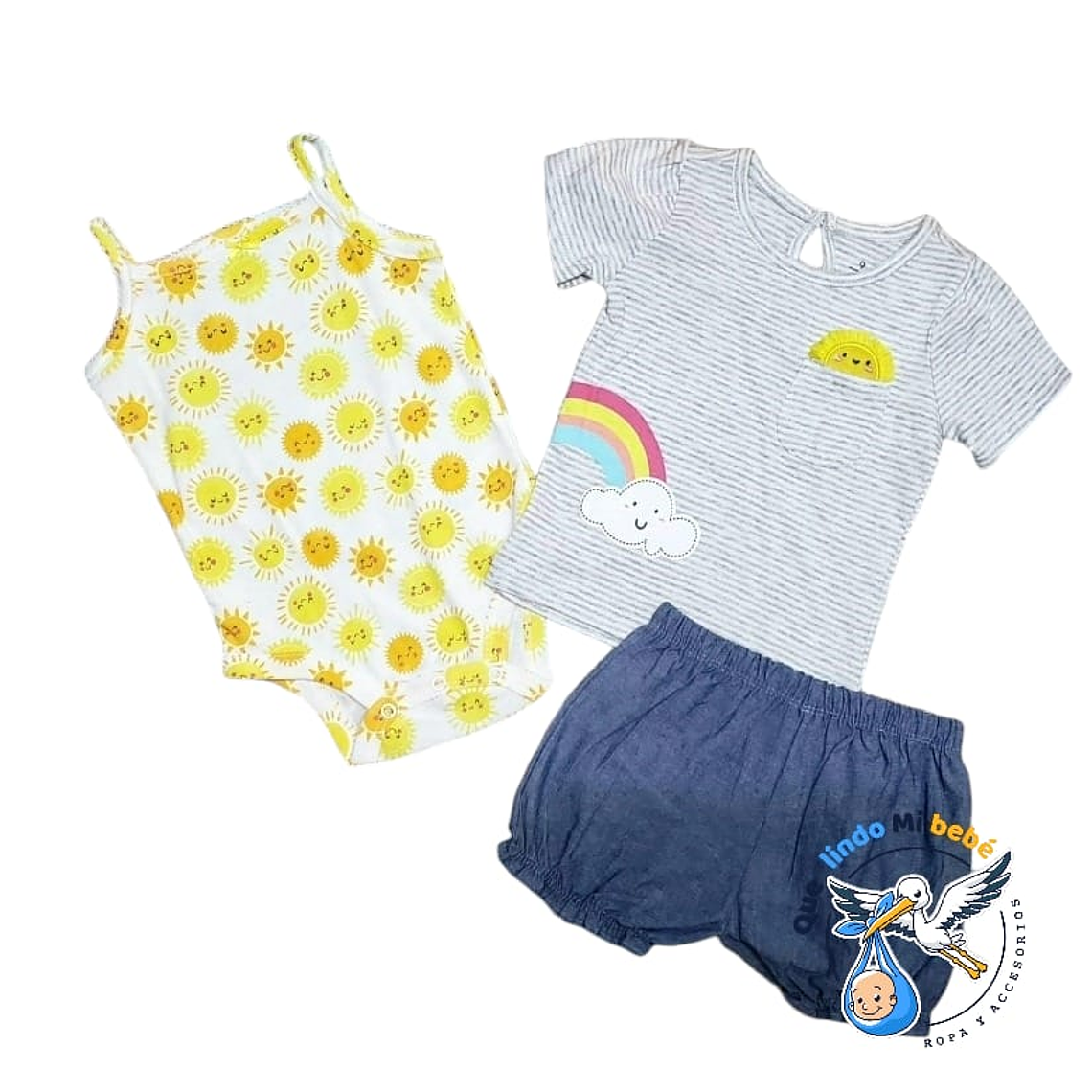 A. Set 3 Piezas Algodon 12RJPM05 1