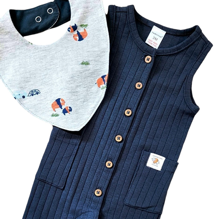 Enterito Algodon mas Bandana 12 Meses 12CJH30 2