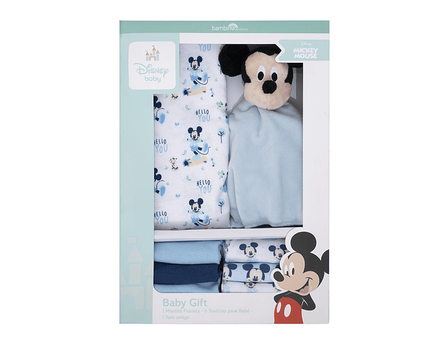 Bambino Baby Gift + Toalla Mickey 