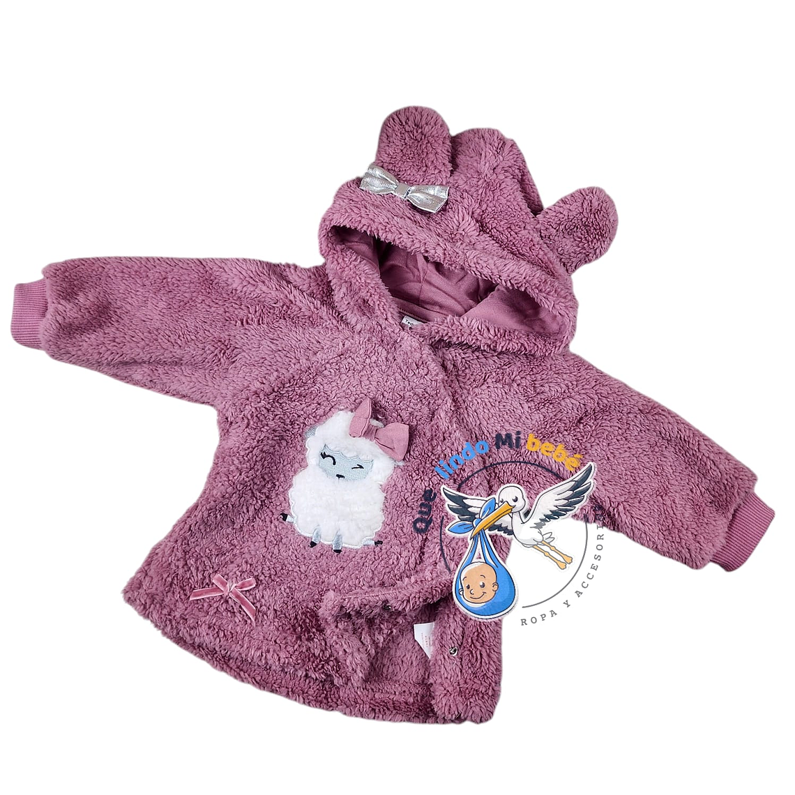 Abrigo de Felpa Niña 0/3 Meses 03FEL01 1