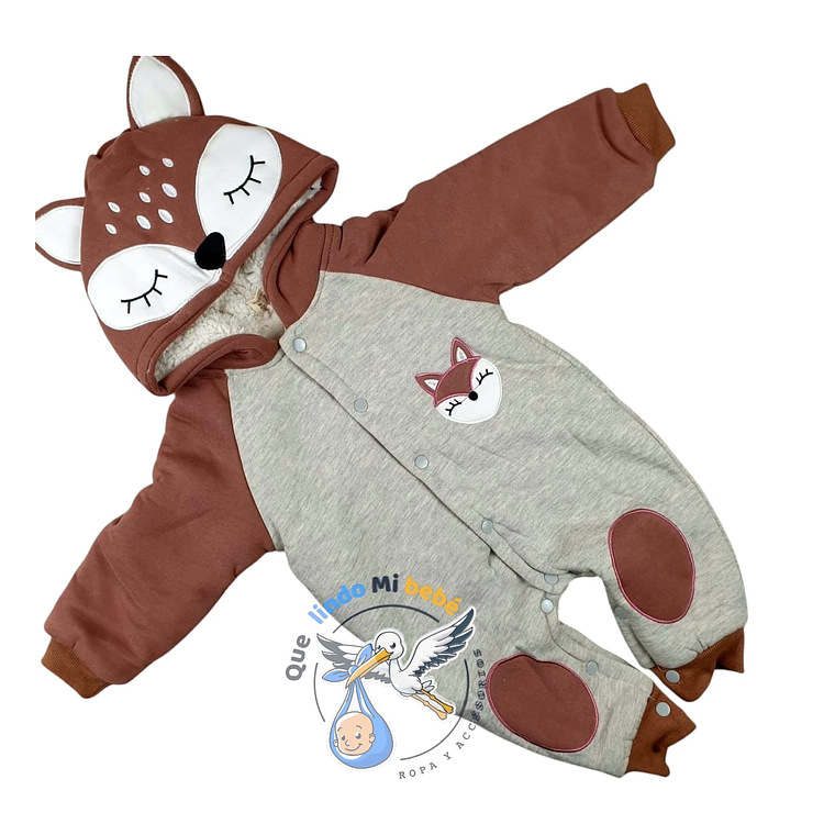 Enterito Algodon Con Chiporro Interior 9/12 Meses 12ETER15 1