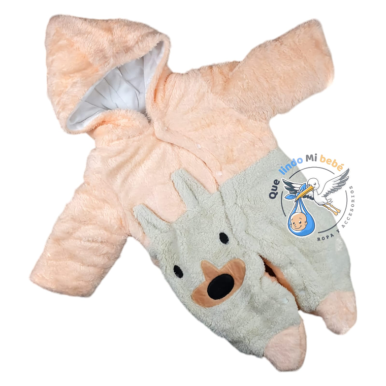 Enterito Felpa Acolchado 6/9 Meses 69EFEL08 1