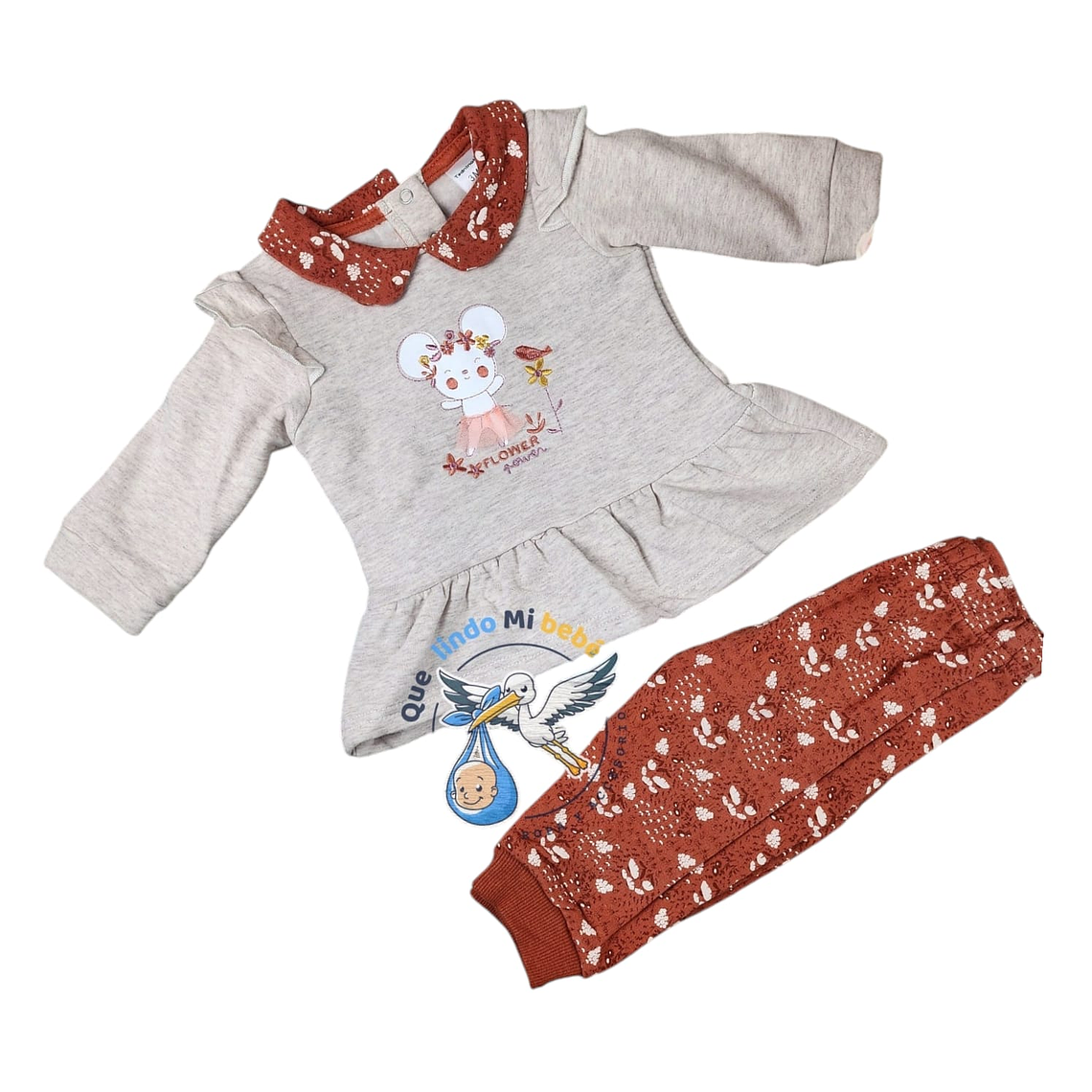 Set Buzo Afranelado 2 Piezas 12/18 Meses 18BZM105 1