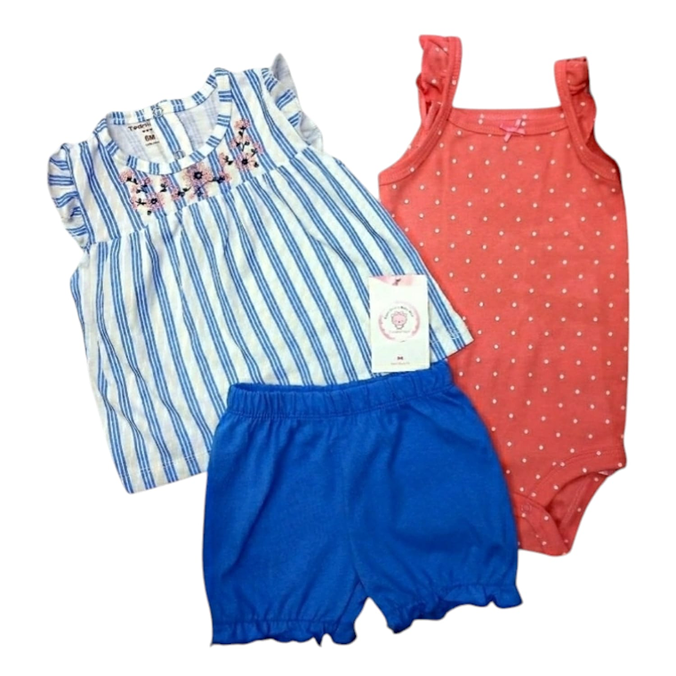 A. Set 3 Piezas Algodon 12V3PM01 1