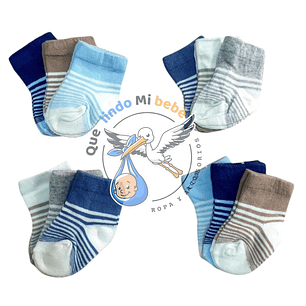 Calcetas por Docena 0/3 Meses C03H
