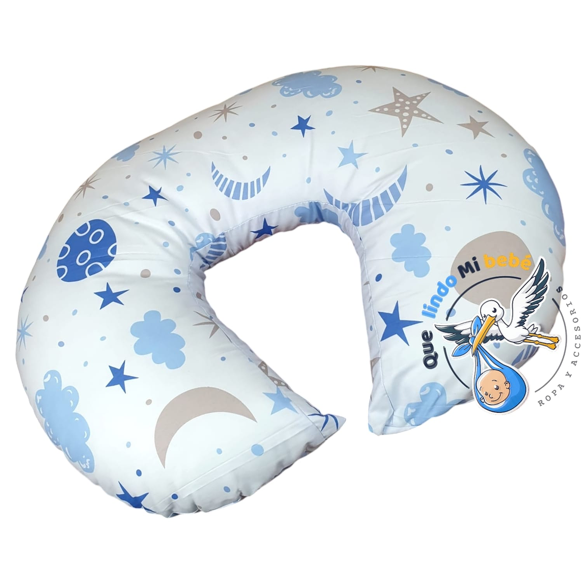 Cojín de Lactancia Celeste Universo 1