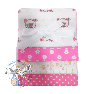 Tutos Algodón Afranelado Floreado