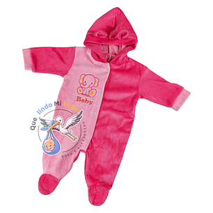 Osito Plush 1 Pieza 0/3 Meses Rosado/Chicle M1P78