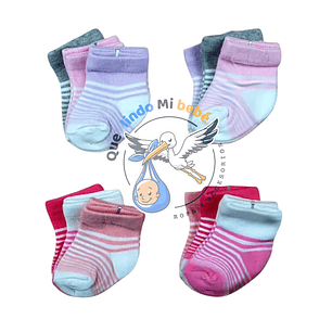 Calcetas por Docena 0/3 Meses H03M