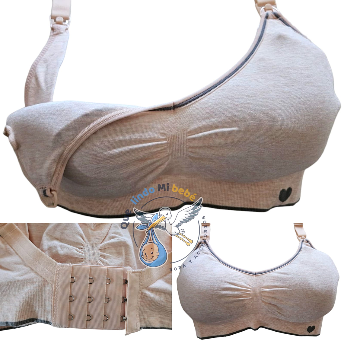 Sostén Deportivo Maternal Talla XXL Rosado 1