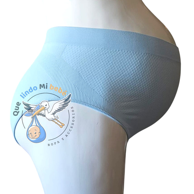 Cuadro Maternal Talla L Celeste 1